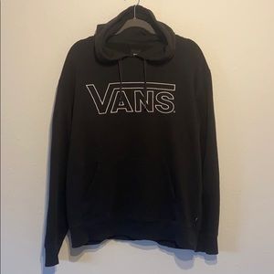 Black vans hoodie sweatshirt